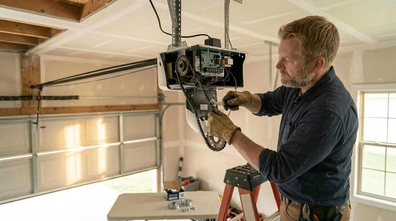 Repaired & tested - San Diego garage door service