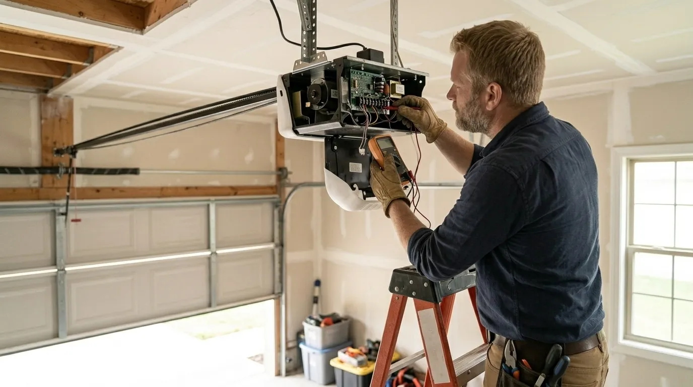 Repaired & tested - San Diego garage door service