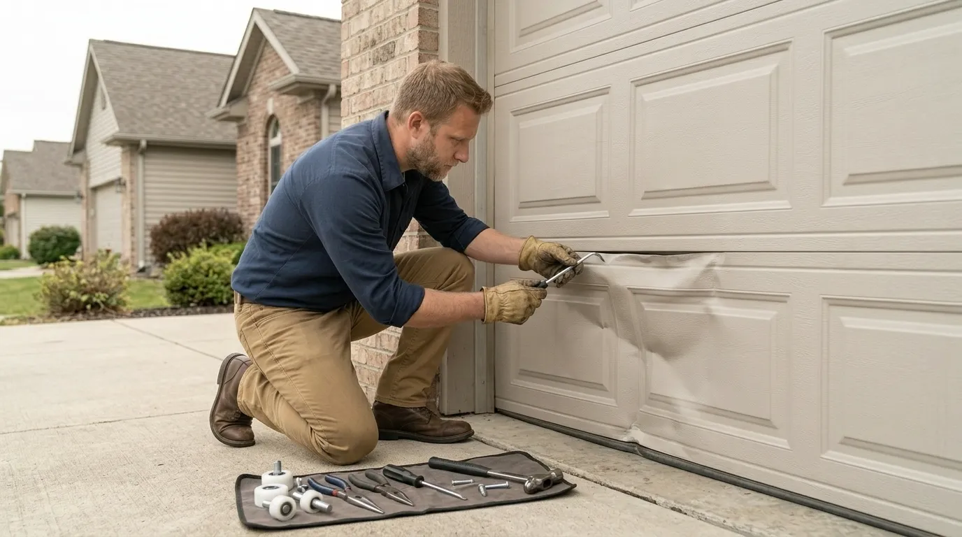 Repaired & tested - San Diego garage door service