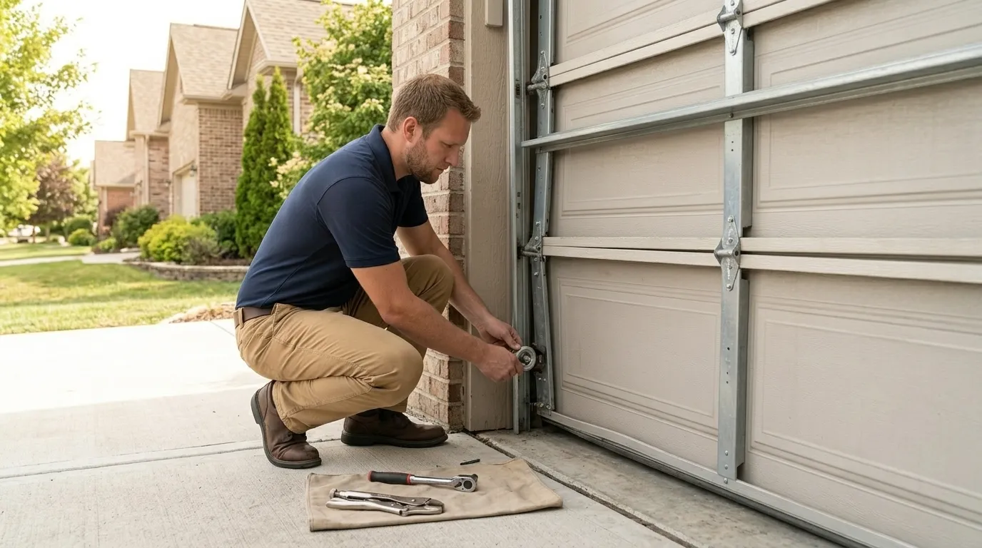 Repaired & tested - San Diego garage door service