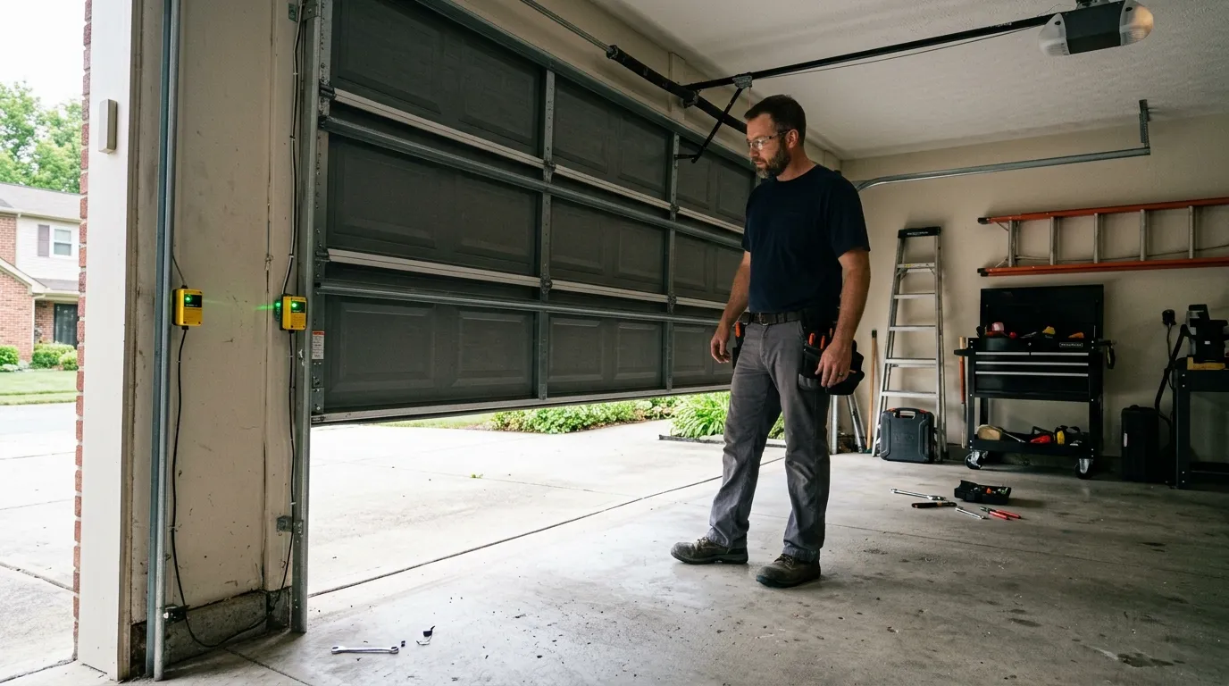 Repaired & tested - San Diego garage door service