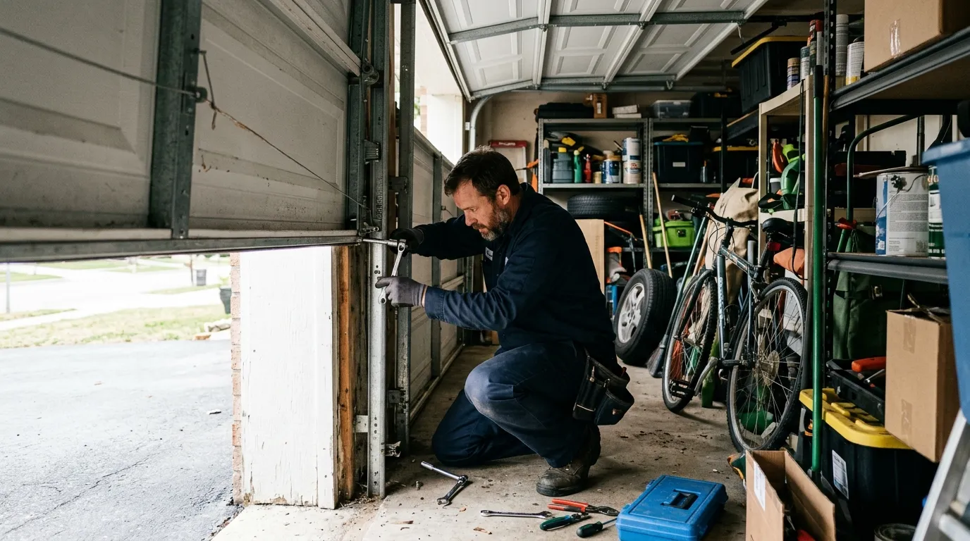 Repaired & tested - San Diego garage door service