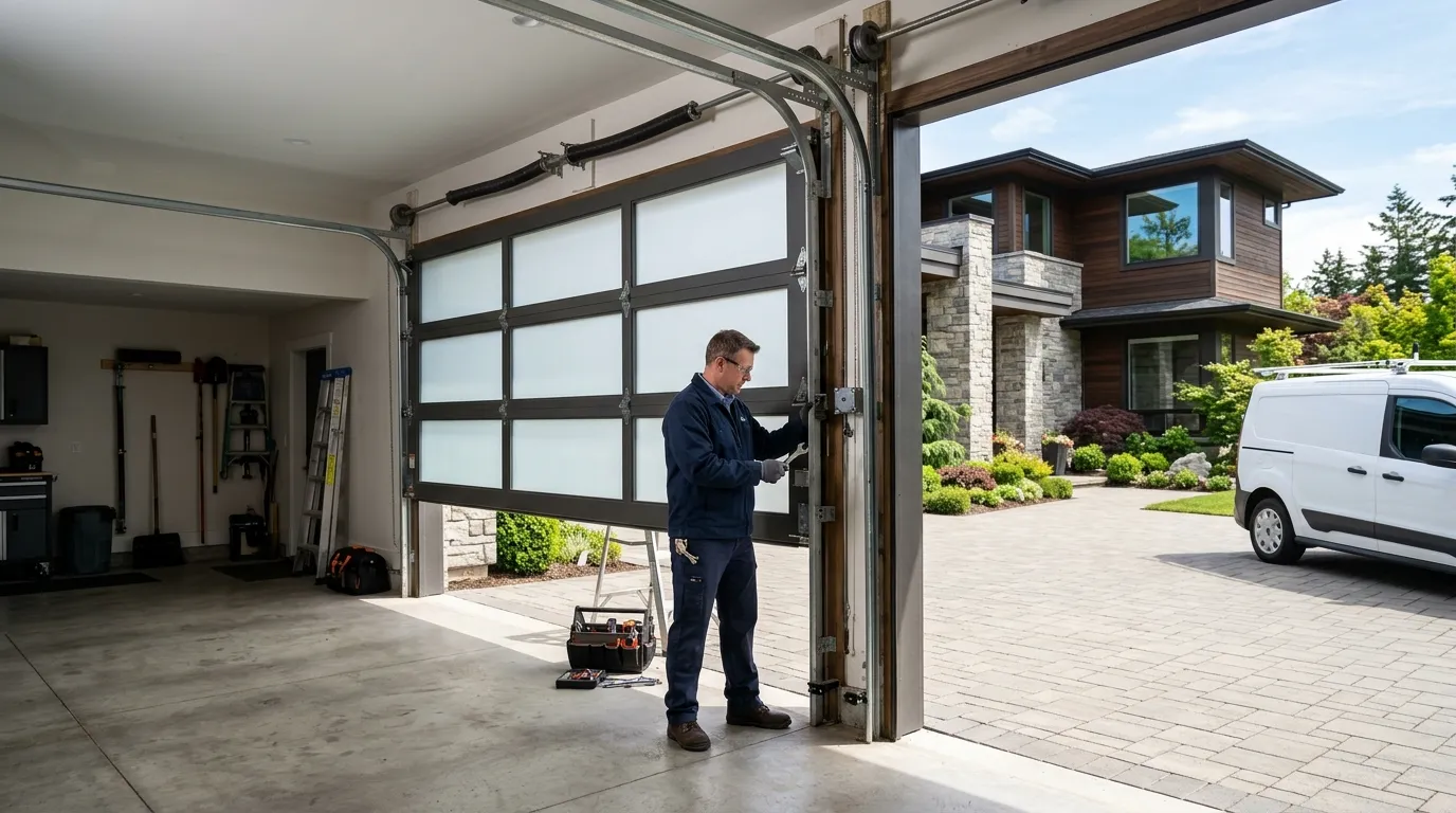 Repaired & tested - San Diego garage door service