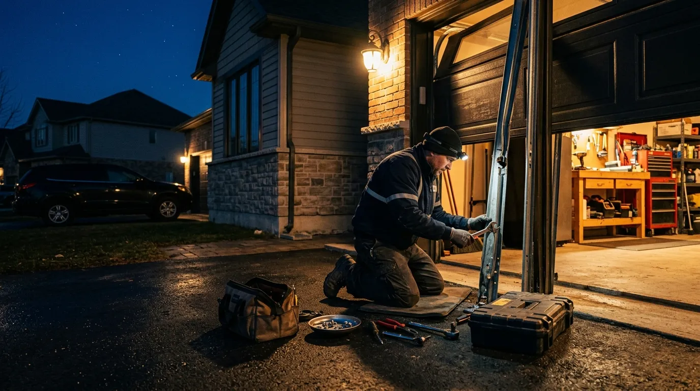 Repaired & tested - San Diego garage door service