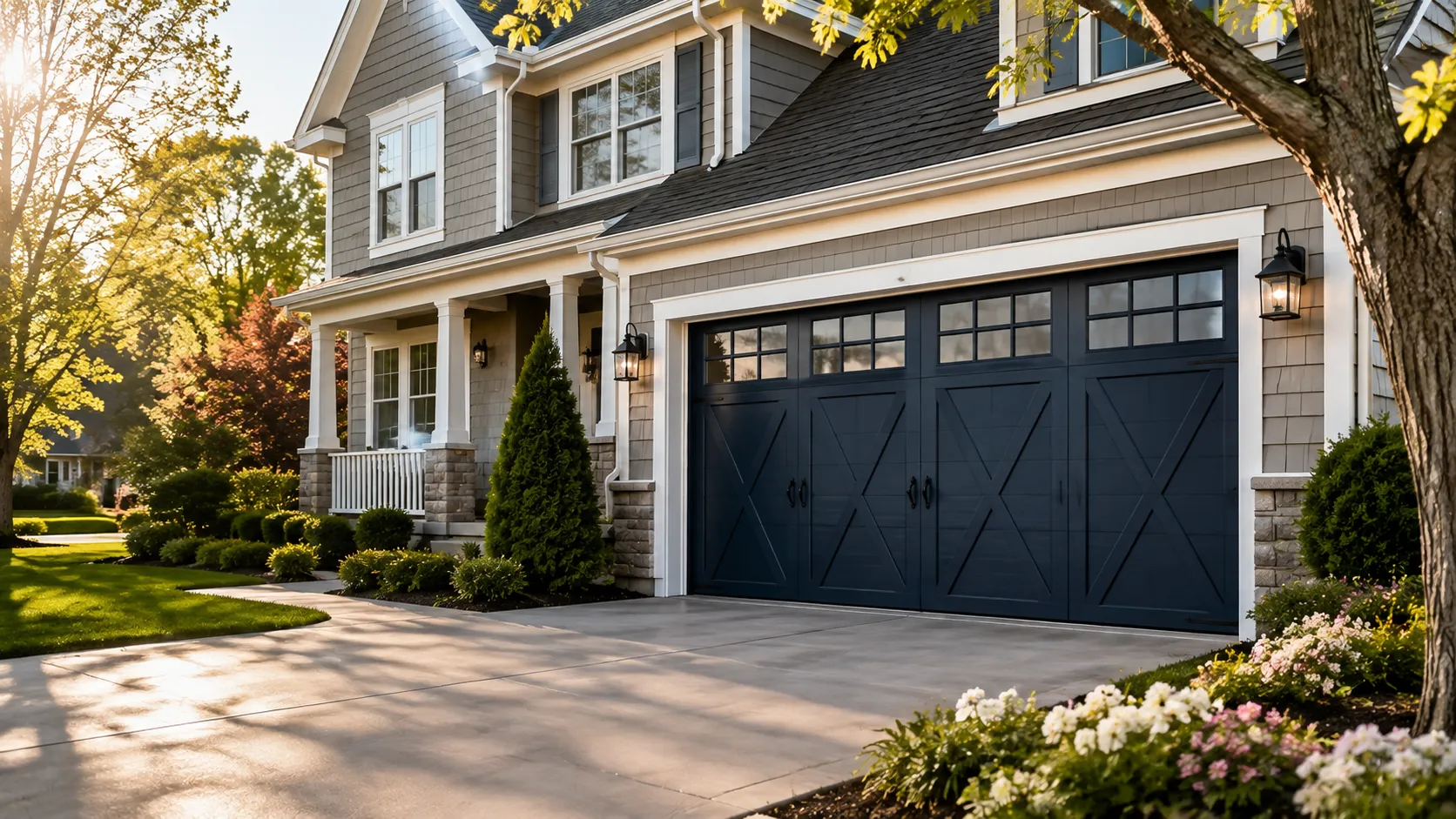 Garage door styles